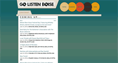 Desktop Screenshot of golistenboise.org
